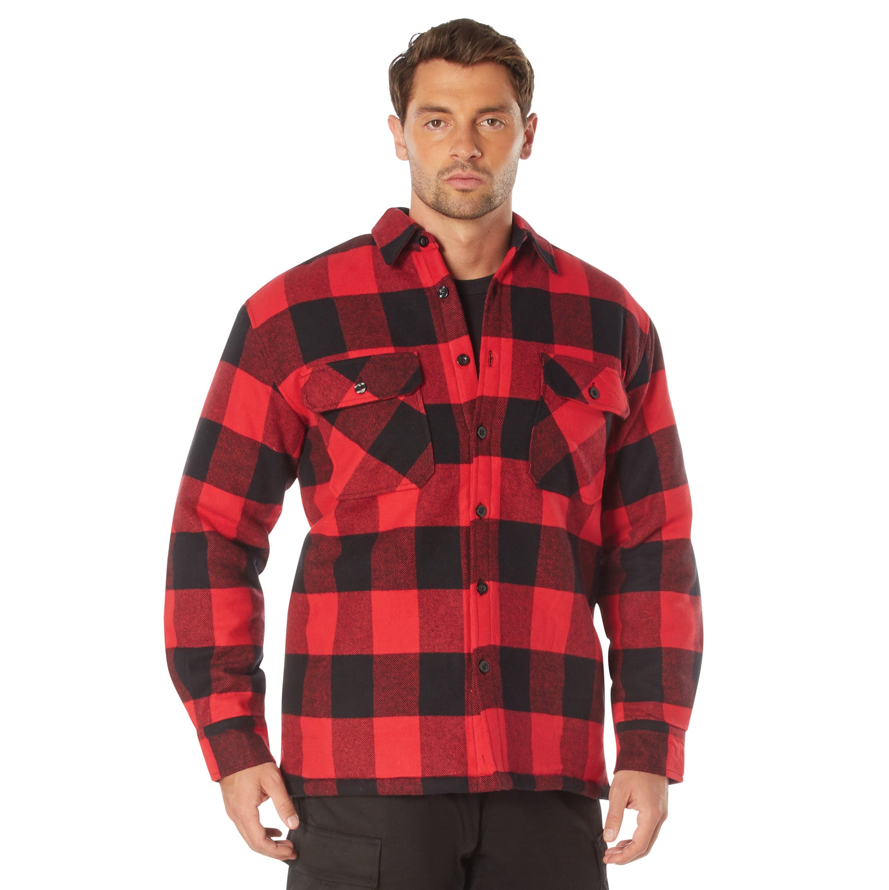 Rothco Buffalo Plaid Quilted Lined Jacket