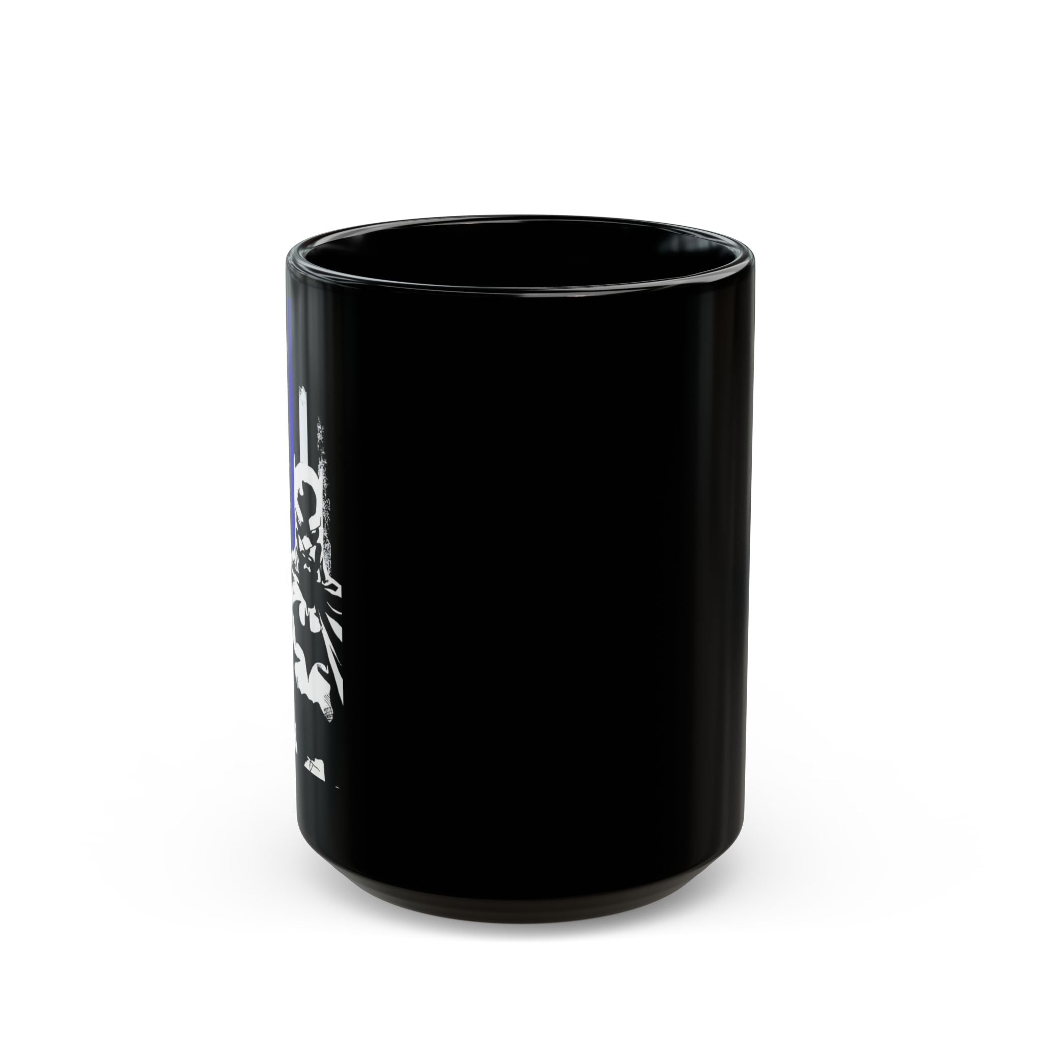 Batman Blue Line - Black Mug (11oz, 15oz)