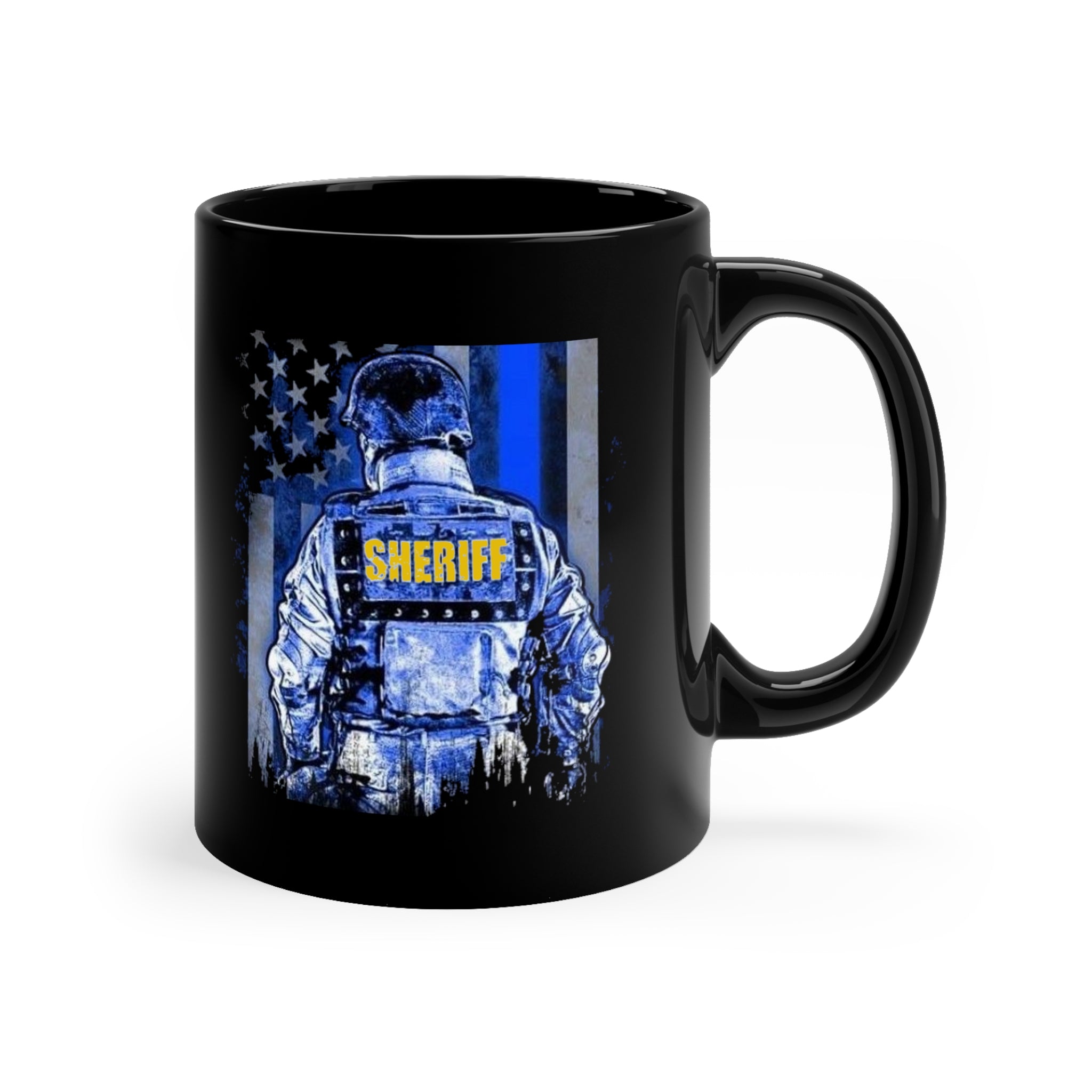 Black mug 11oz - Mahoning County Sheriffs Office