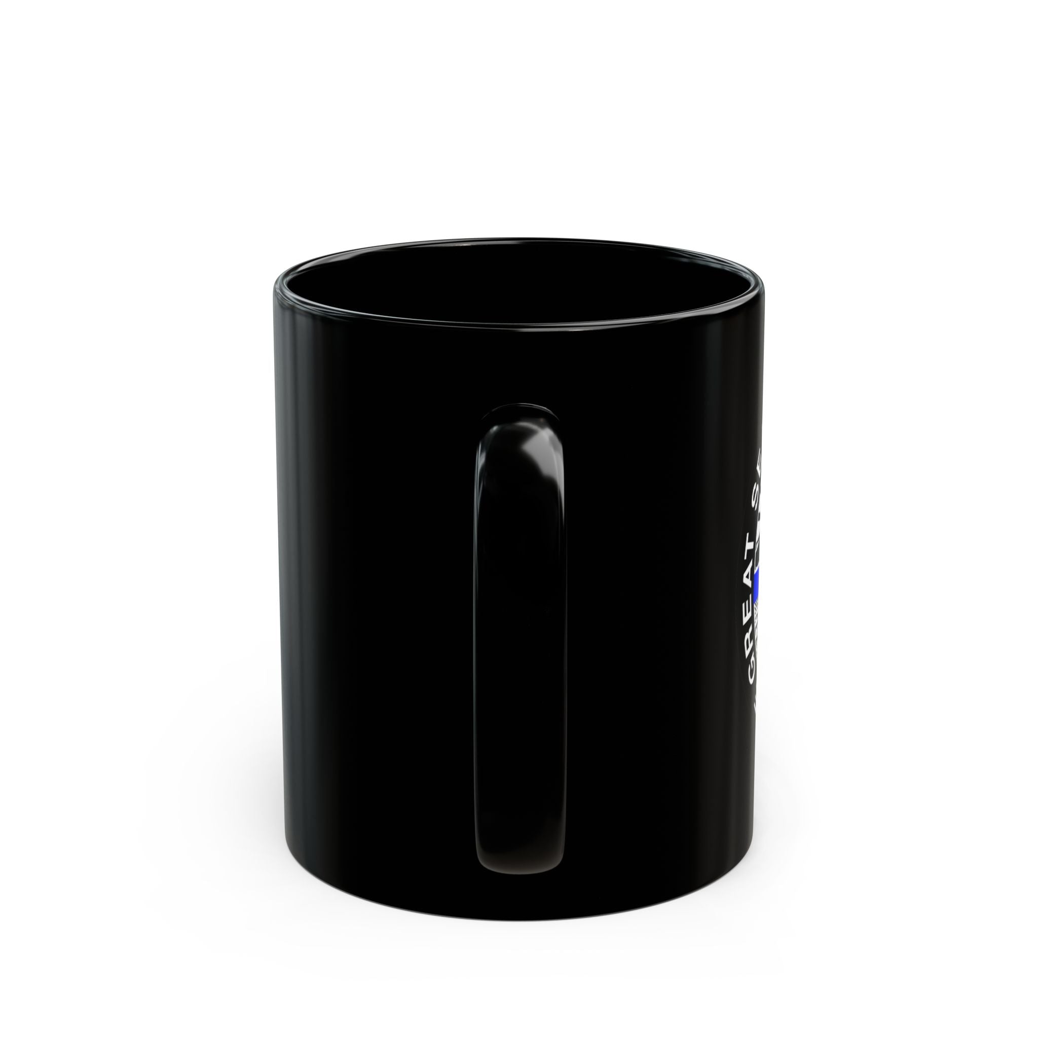 Blue Line Ohio Seal - Black Mug (11oz, 15oz)