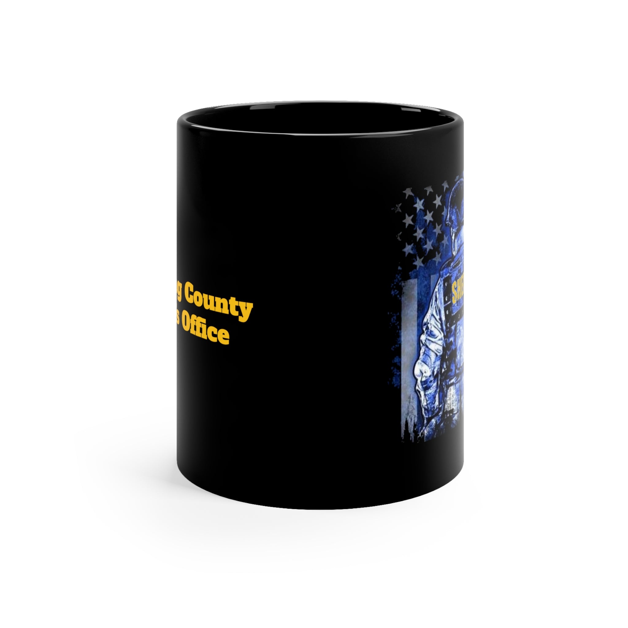 Black mug 11oz - Mahoning County Sheriffs Office