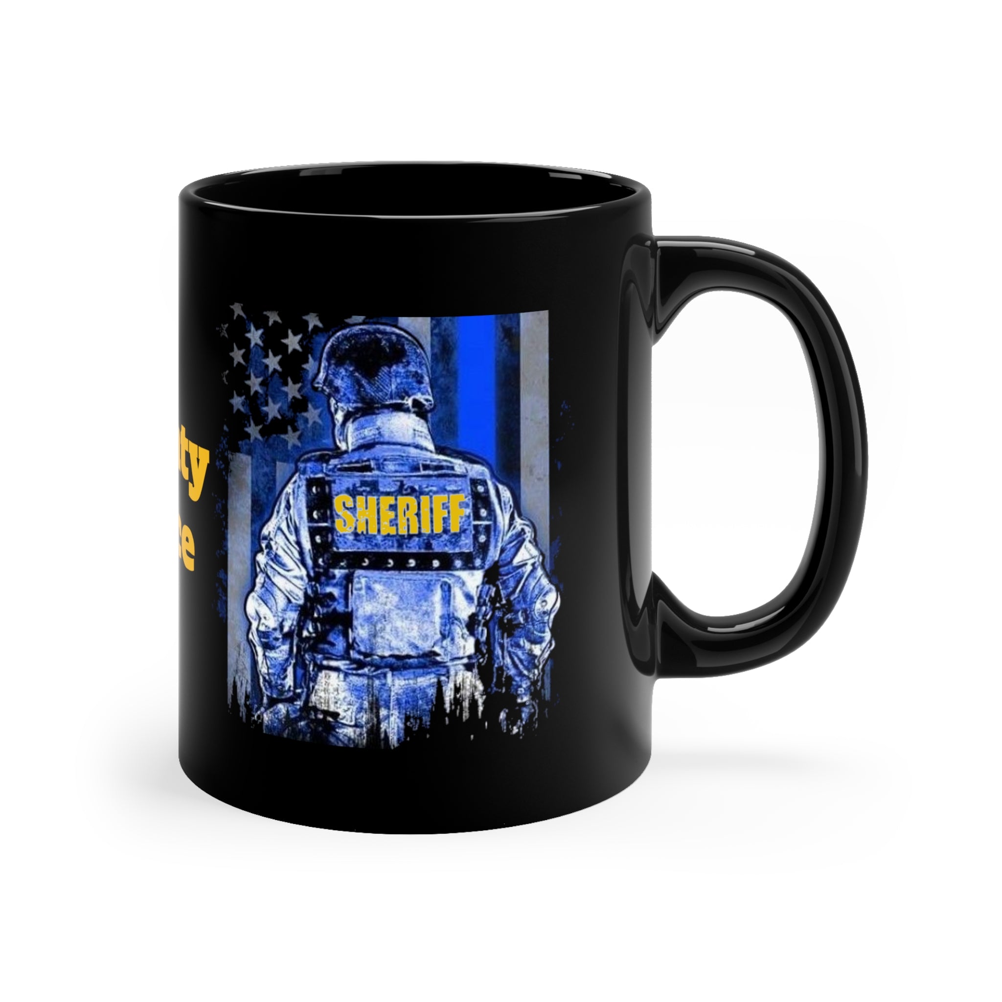 Black mug 11oz - Portage County Sheriffs Office