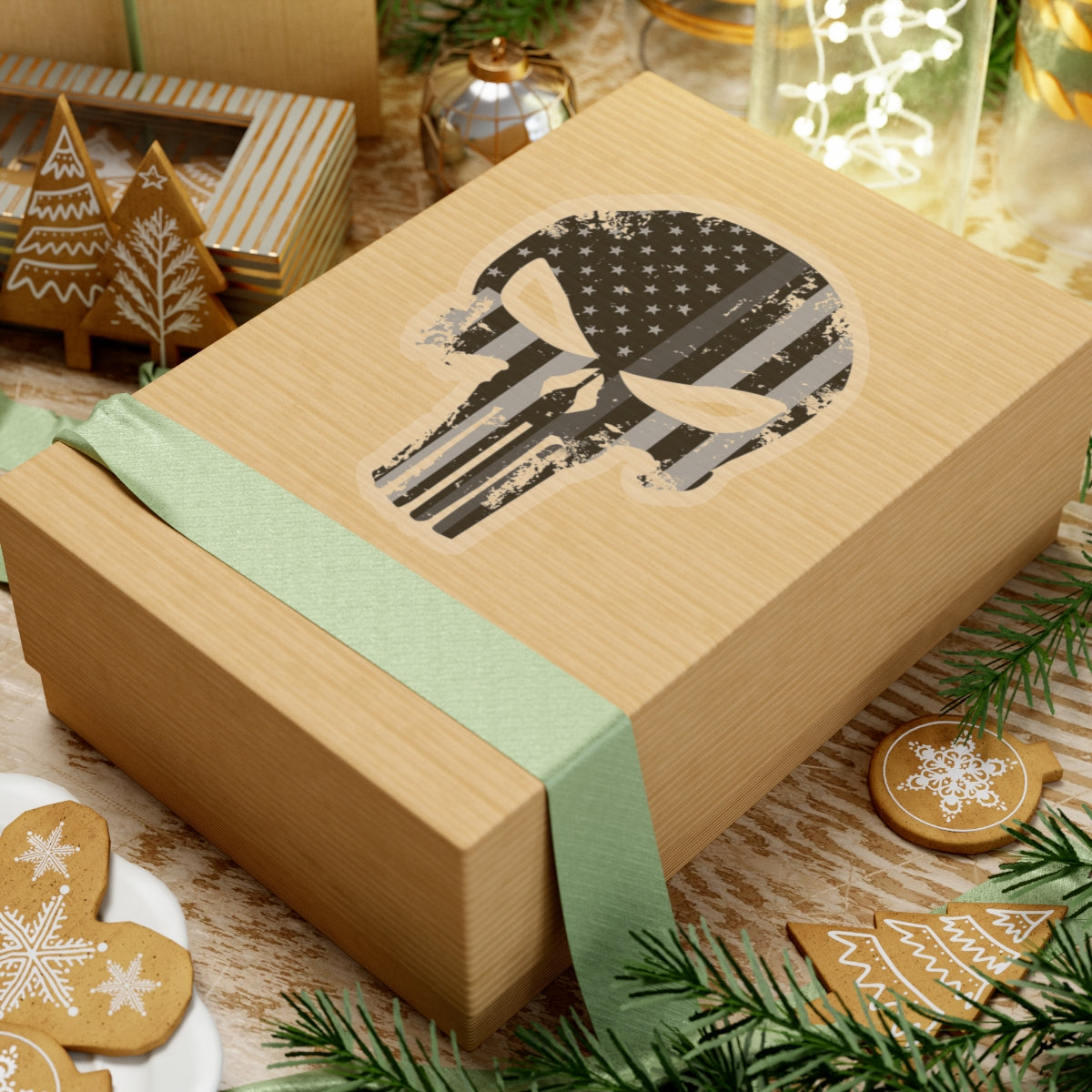 Kiss-Cut Stickers - Gray Line Punisher