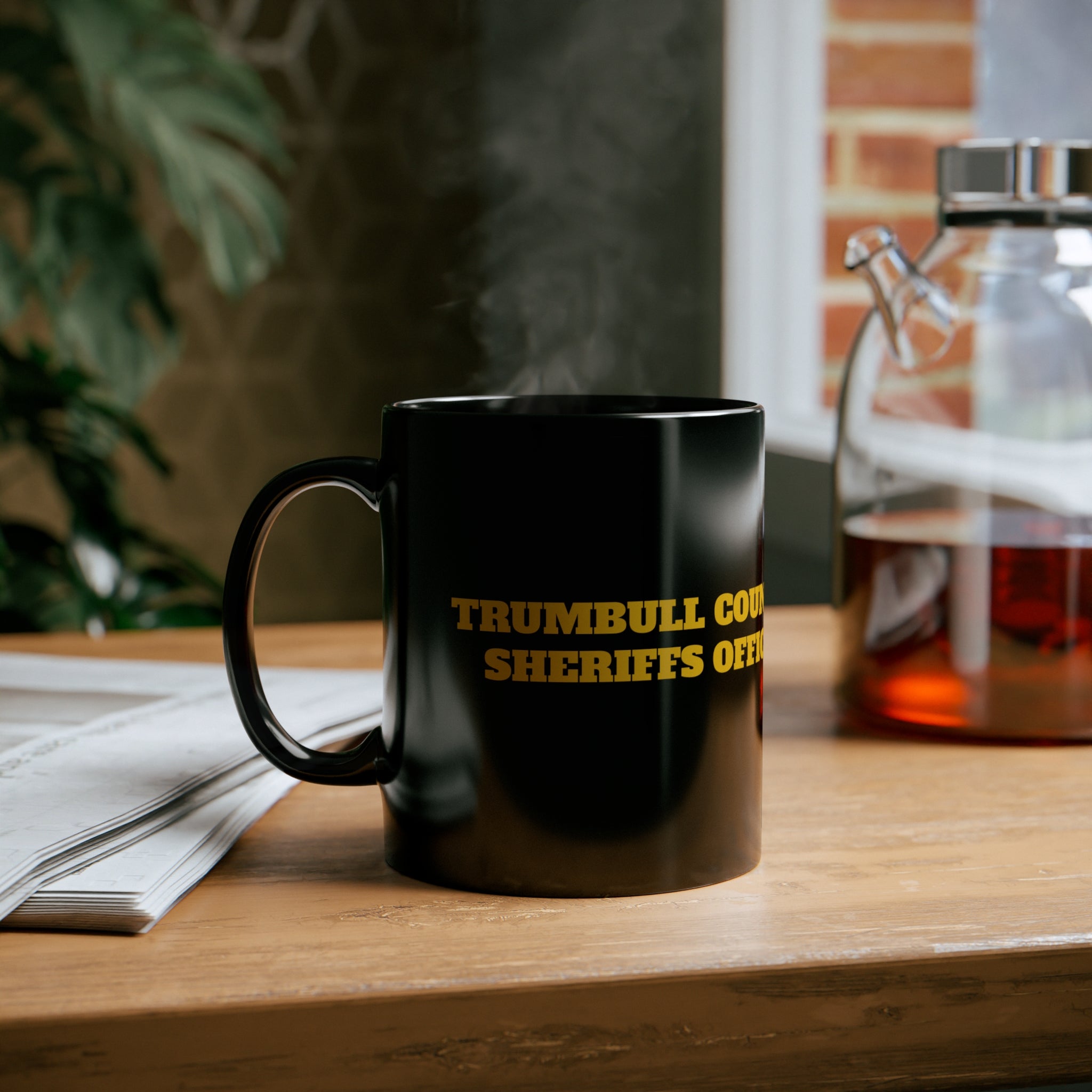 Black mug 11oz - Trumbull County Sheriffs Office