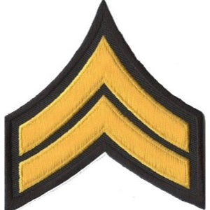 Premier Emblem Dark Gold/ Black BSSA Corporal Stripes (Pair)