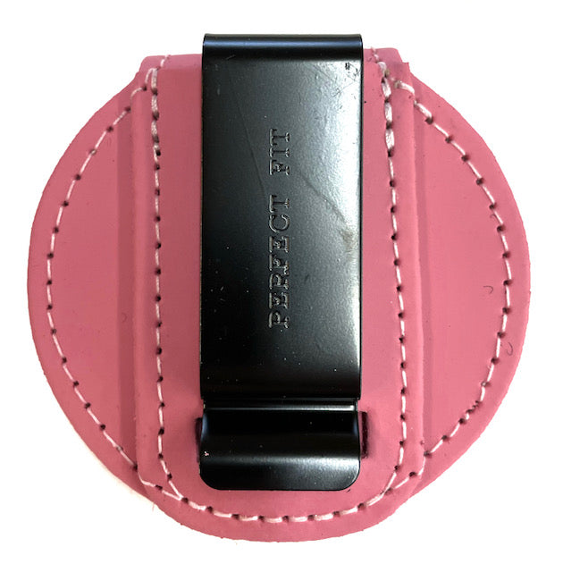 Perfect Fit Pink Universal Badge Holder with Clip