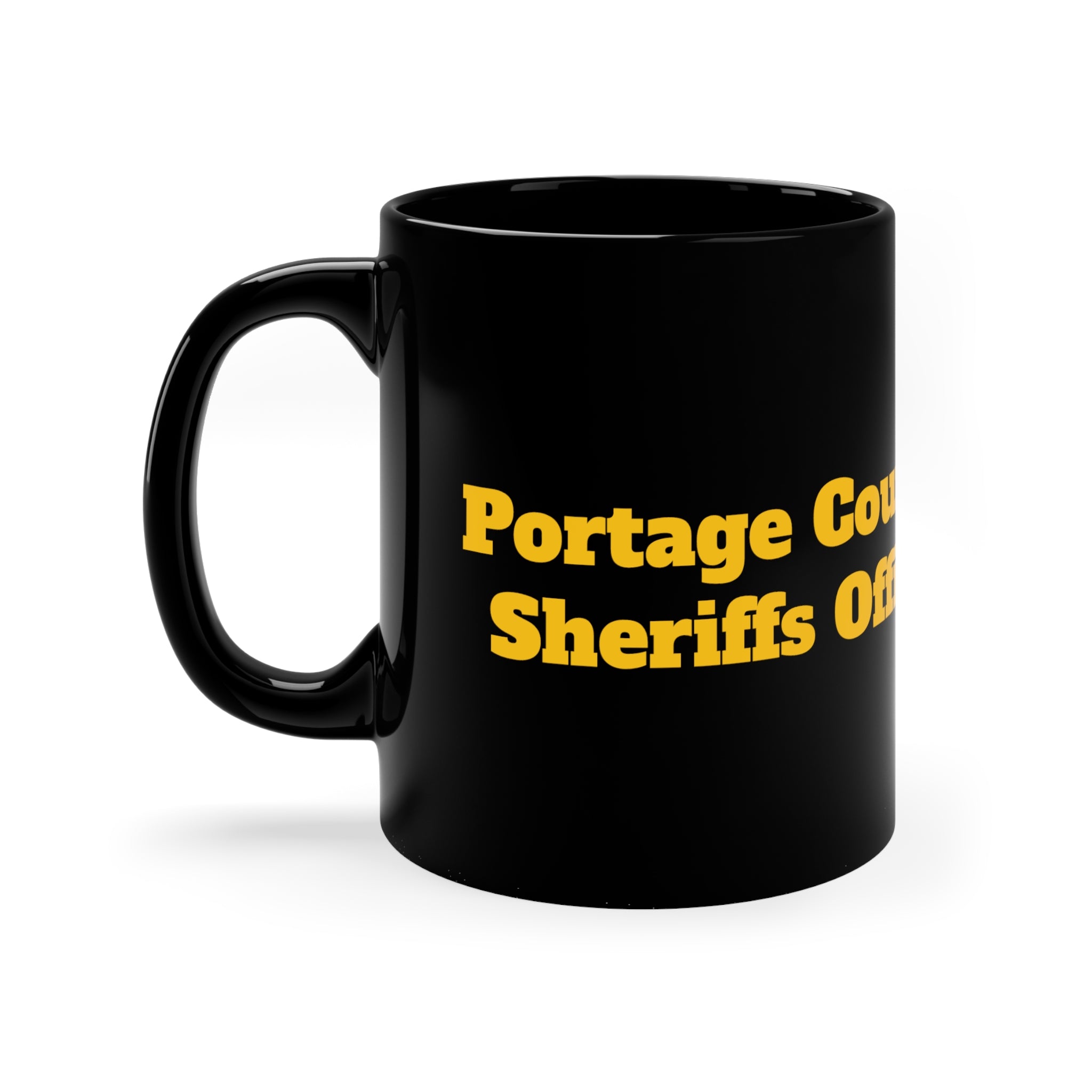 Black mug 11oz - Portage County Sheriffs Office