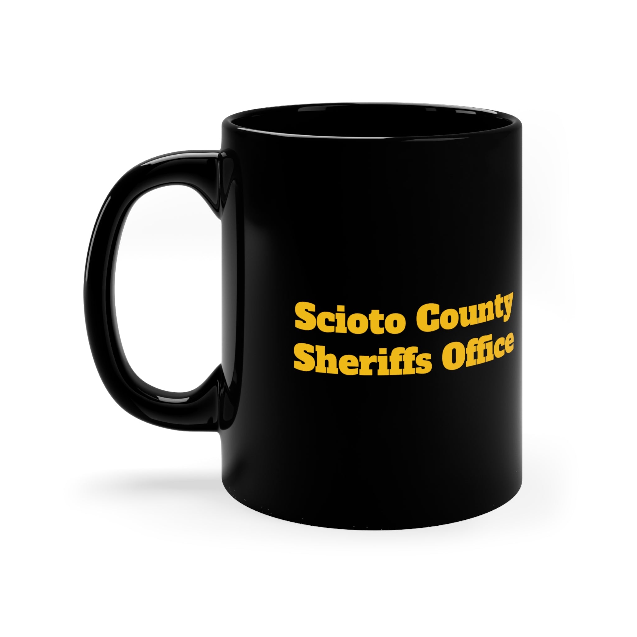 Black mug 11oz - Scioto County Sheriffs Office