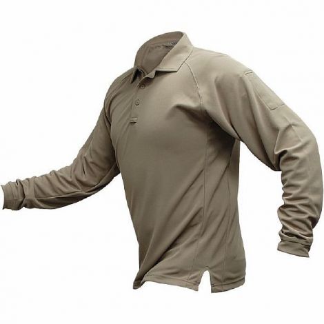 Vertx Coldblack Long Sleeve Polo