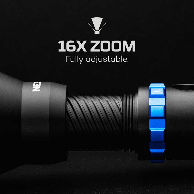 NEBO Luxtreme MZ60 Blueline Flashlight