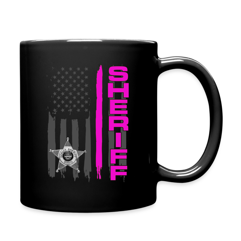 Full Color Mug - Ohio Sheriff Vertical Pink - black