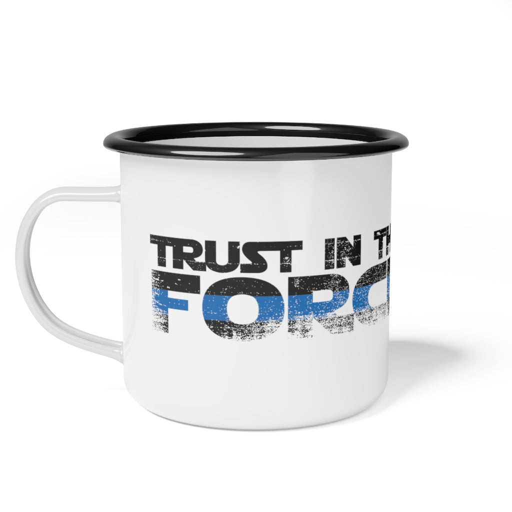 Enamel Camp Cup 12oz - Trust in the Force