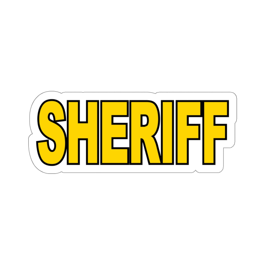 Kiss-Cut Stickers - "Sheriff"