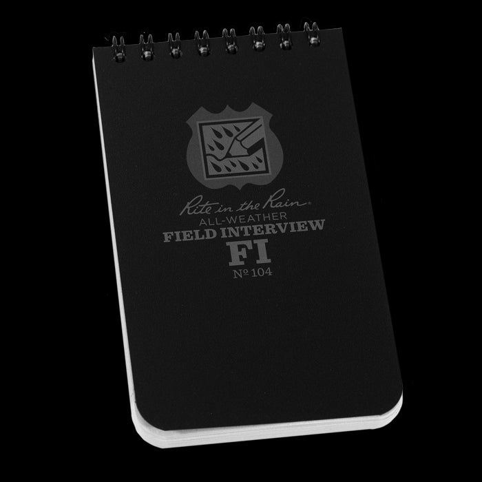 Rite In The Rain 3"x5" FIELD INTERVIEW POCKET NOTEBOOK - red-diamond-uniform-police-supply