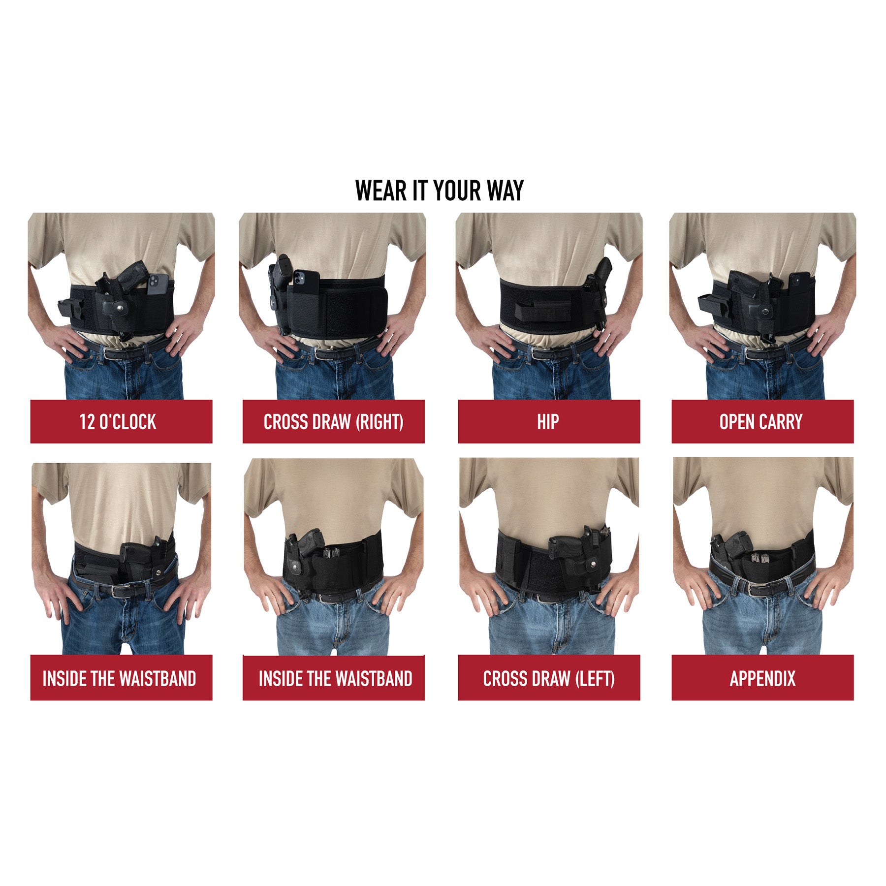 Rothco Concealed Carry Neoprene Belly Band Holster