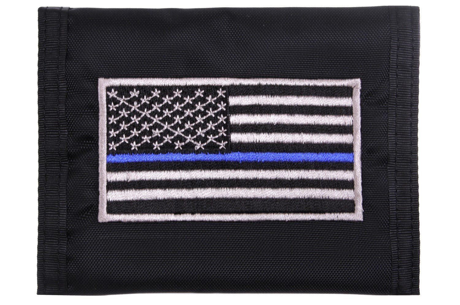 Thin Blue Line Flag Nylon Commando Wallet