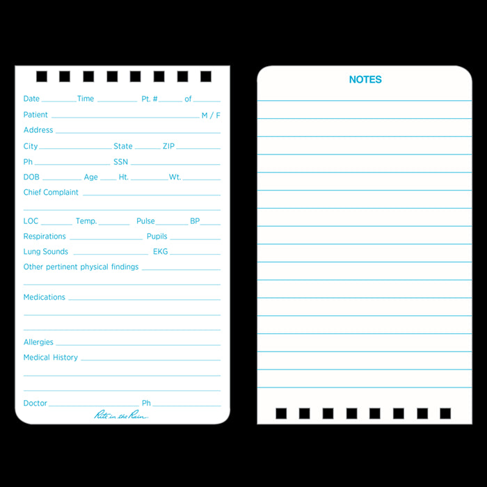 Rite In The Rain 3"x5" EMS POCKET NOTEBOOK - red-diamond-uniform-police-supply