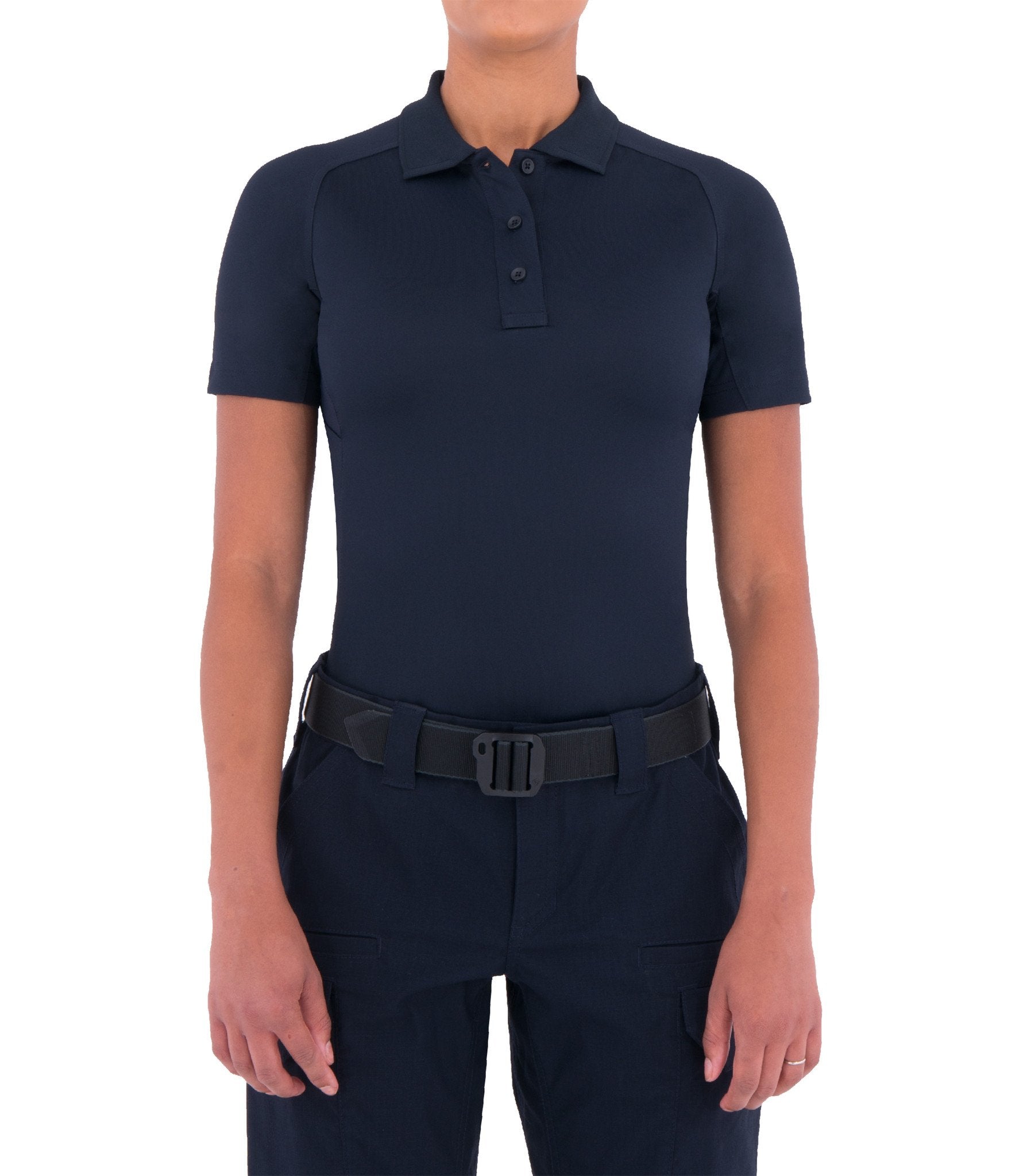 First Tactical Women's Performance Short Sleeve Polo - red-diamond-uniform-police-supply