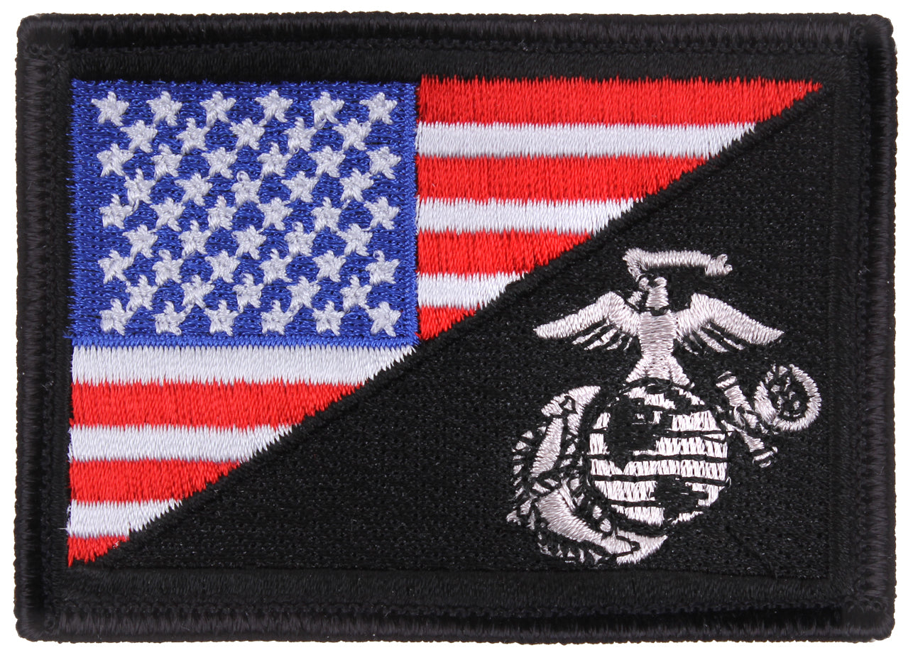 Rothco US Flag / USMC Eagle, Globe and Anchor Morale Patch