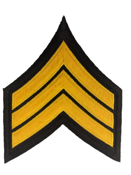 Premier Emblem Dark Gold/ Black BSSA Sgt. Stripes (Pair)