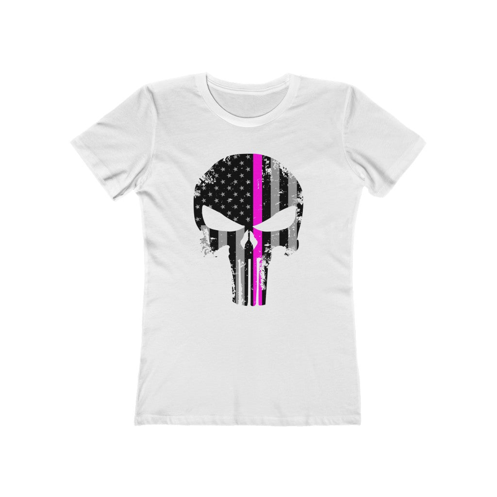 Women's The Boyfriend Tee - Pink Punisher