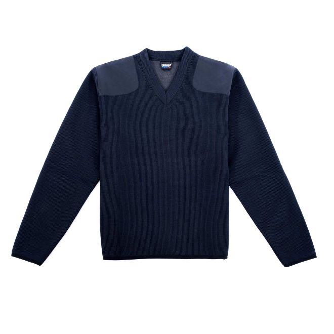 Blauer Fleece Lined V-Neck Sweater - 225