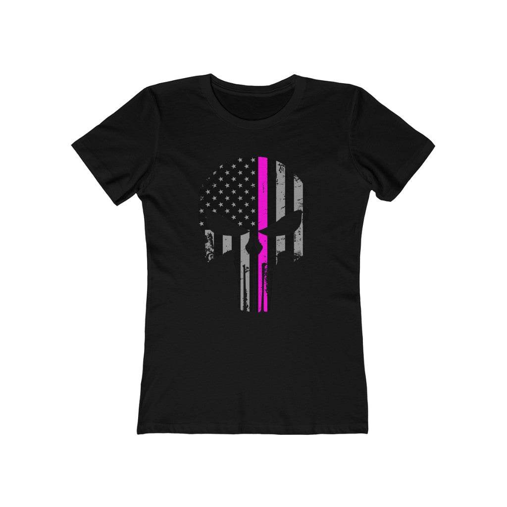 Women's The Boyfriend Tee - Pink Punisher