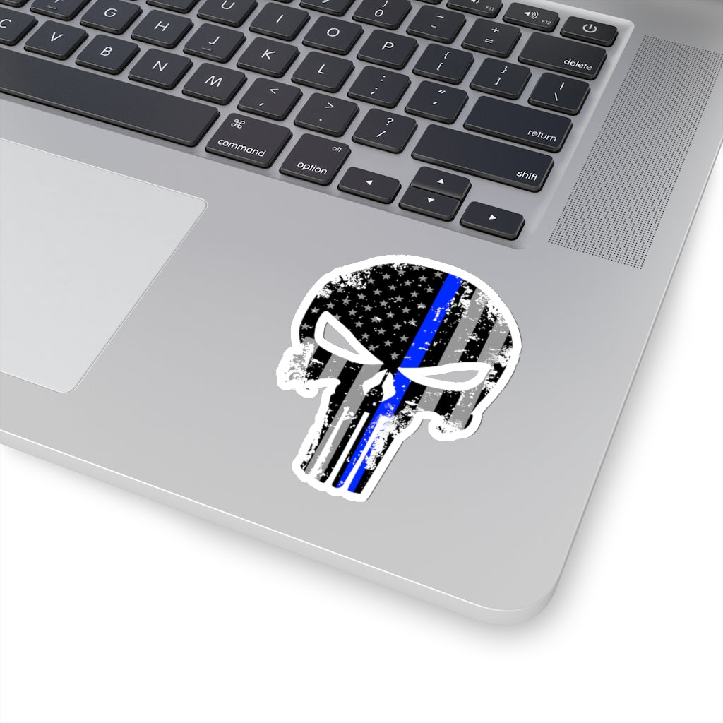 Kiss-Cut Stickers - Blue Line Punisher