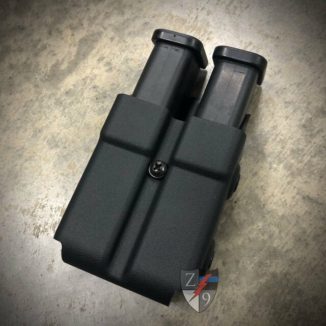 Zero9 Duty Style Double Mag Pouch - 9/40