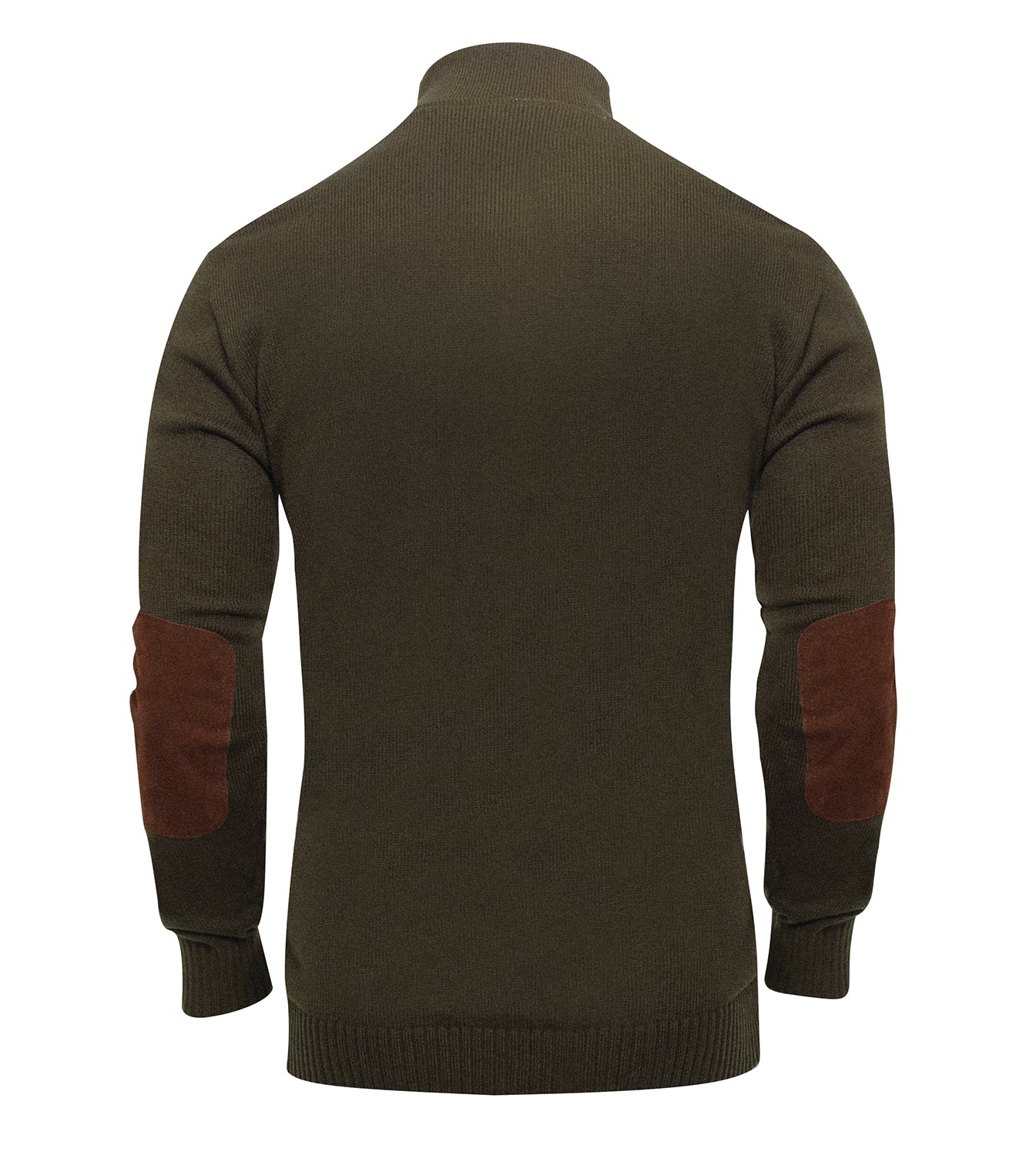 Rothco 3-Button Sweater With Suede Accents