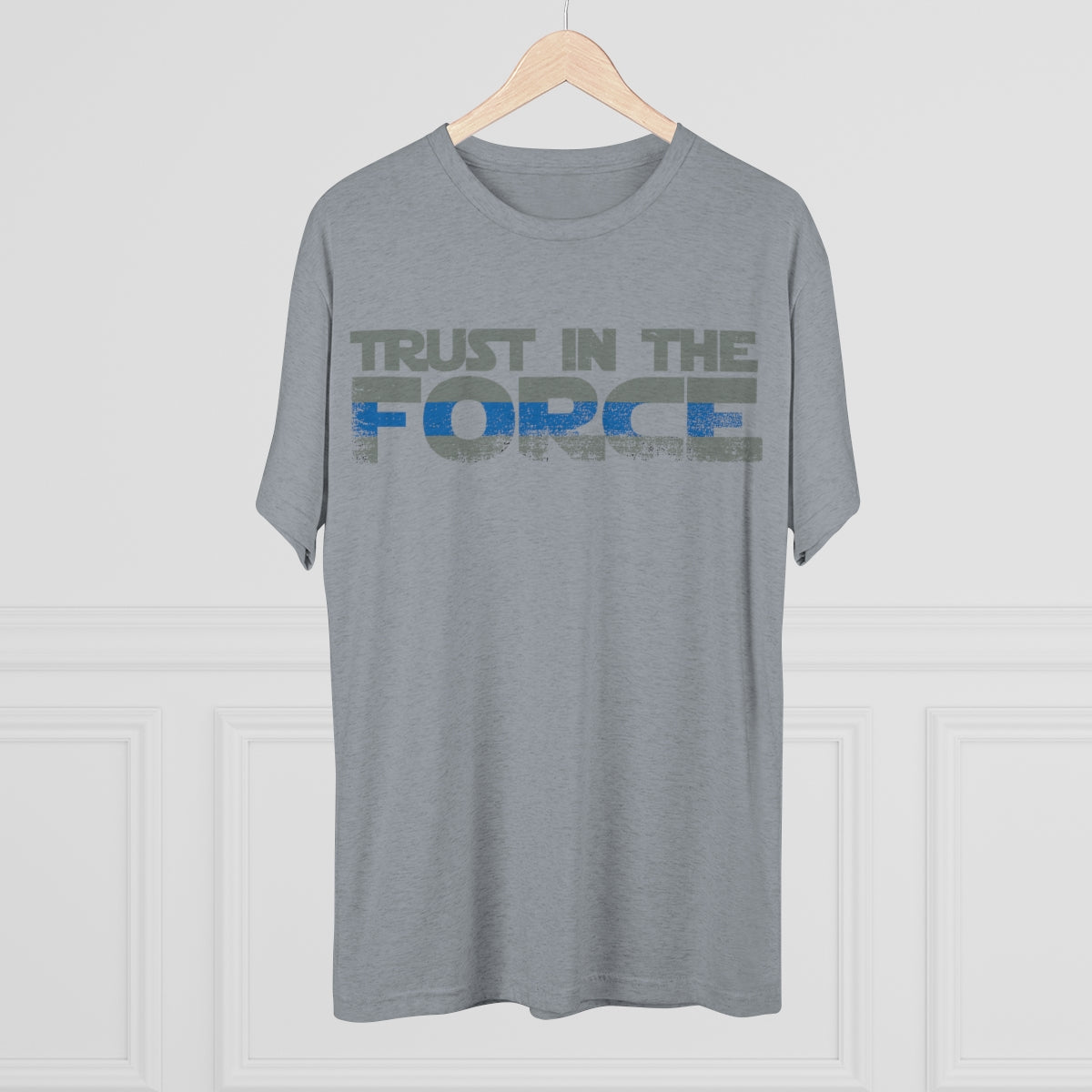 Unisex Tri-Blend Crew Tee - Trust the Force