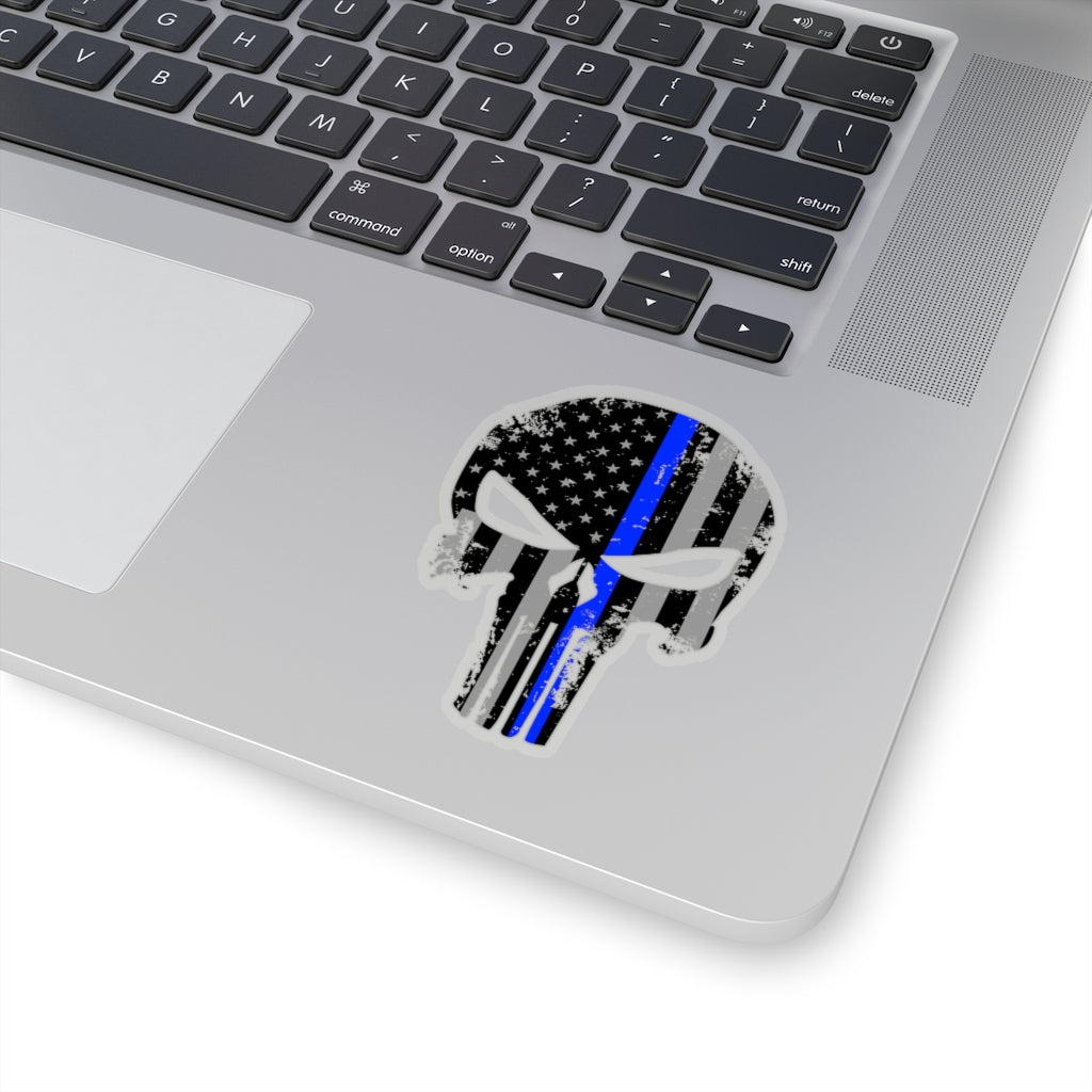 Kiss-Cut Stickers - Blue Line Punisher