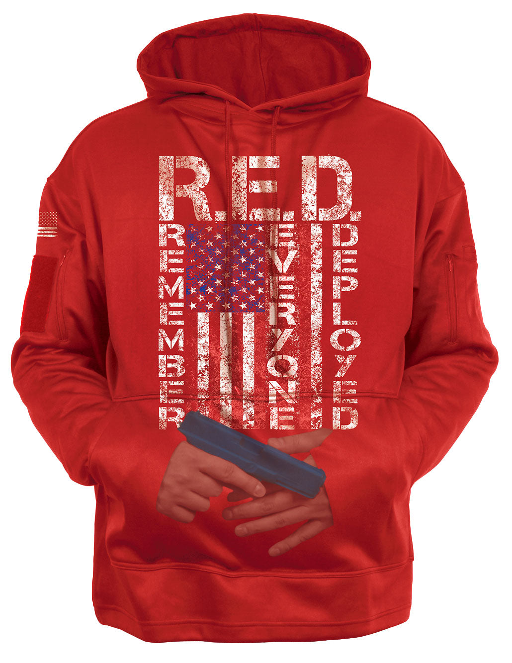 Rothco Concealed Carry R.E.D. (Remember Everyone Deployed) Hoodie