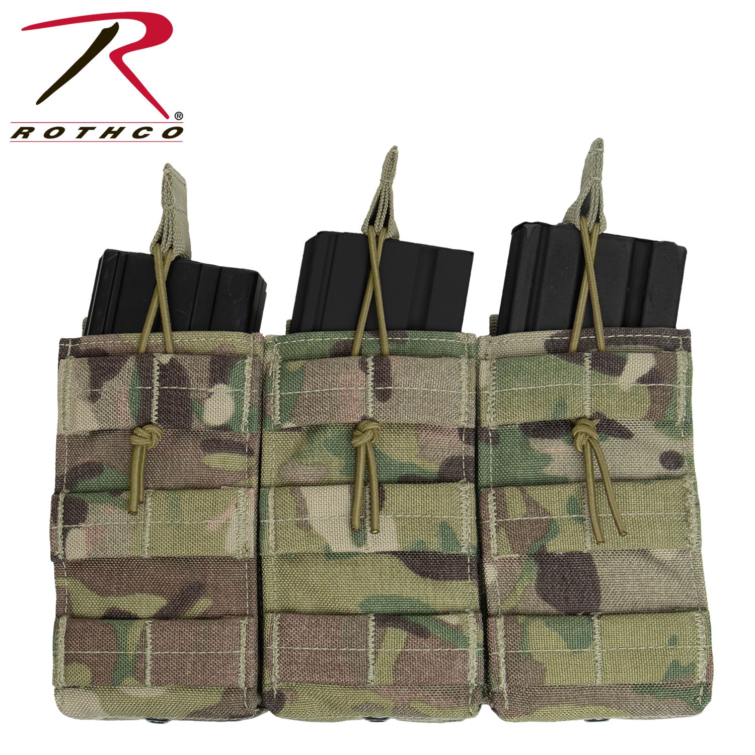 Rothco MOLLE Open Top Triple Mag Pouch