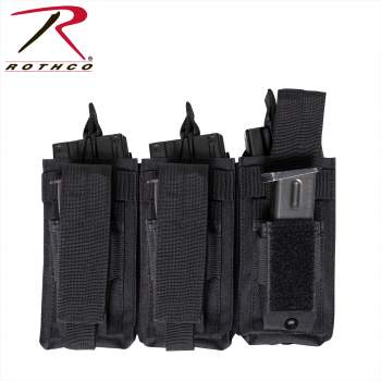 Rothco MOLLE Triple Kangaroo Rifle and Pistol Mag Pouch