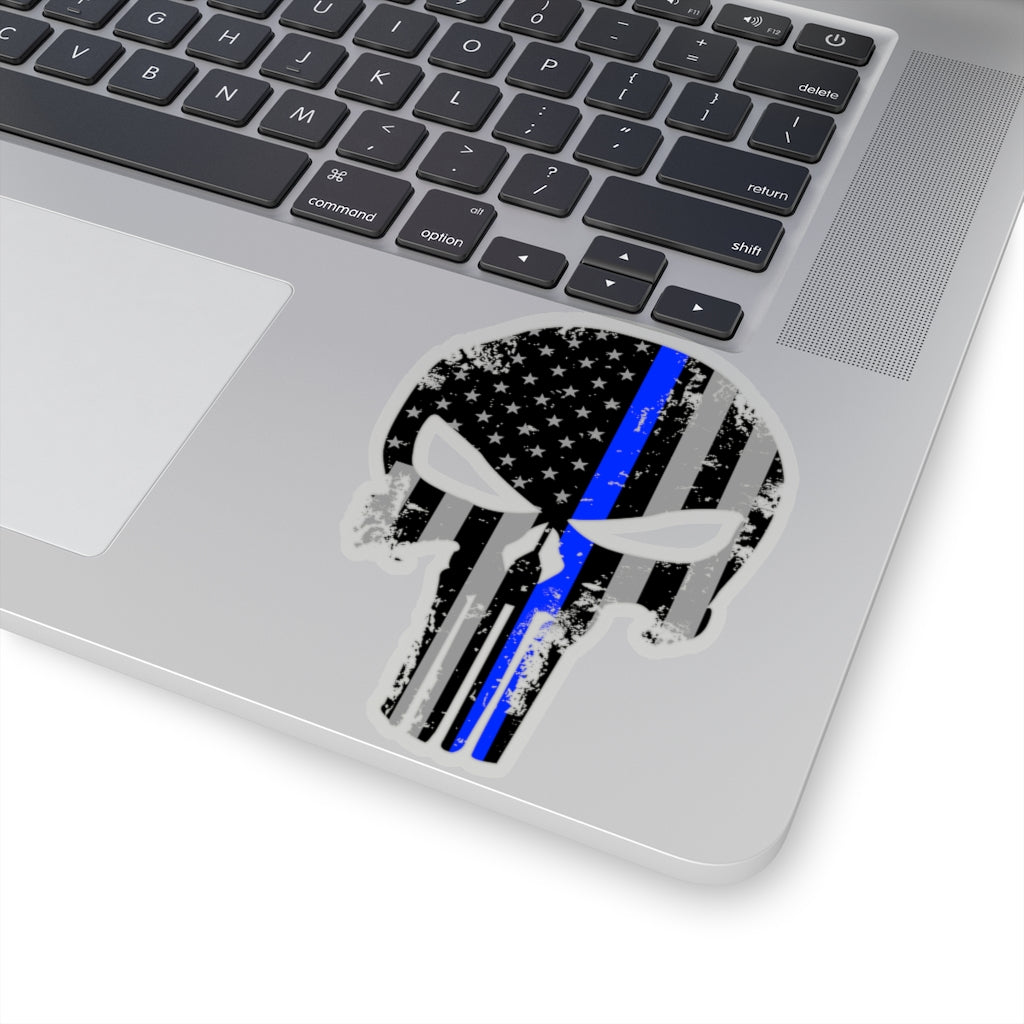 Kiss-Cut Stickers - Blue Line Punisher