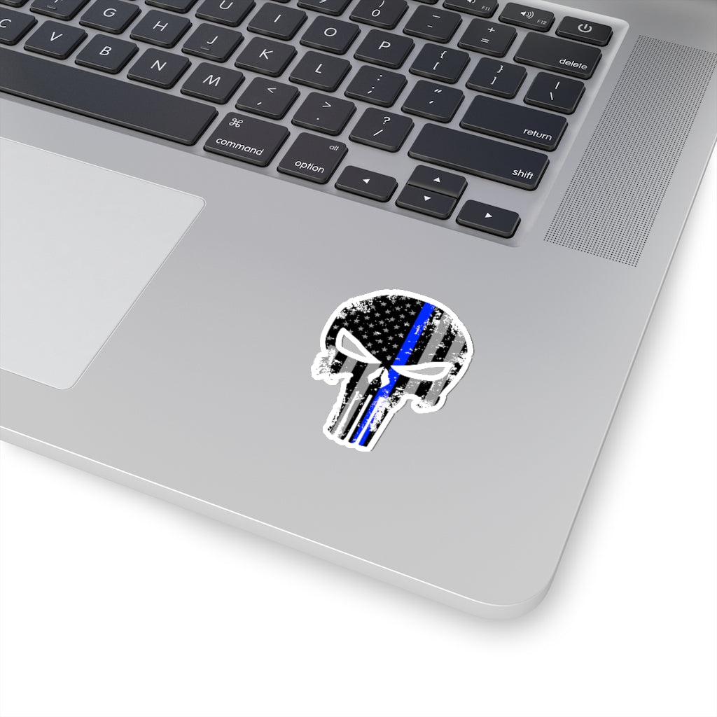 Kiss-Cut Stickers - Blue Line Punisher