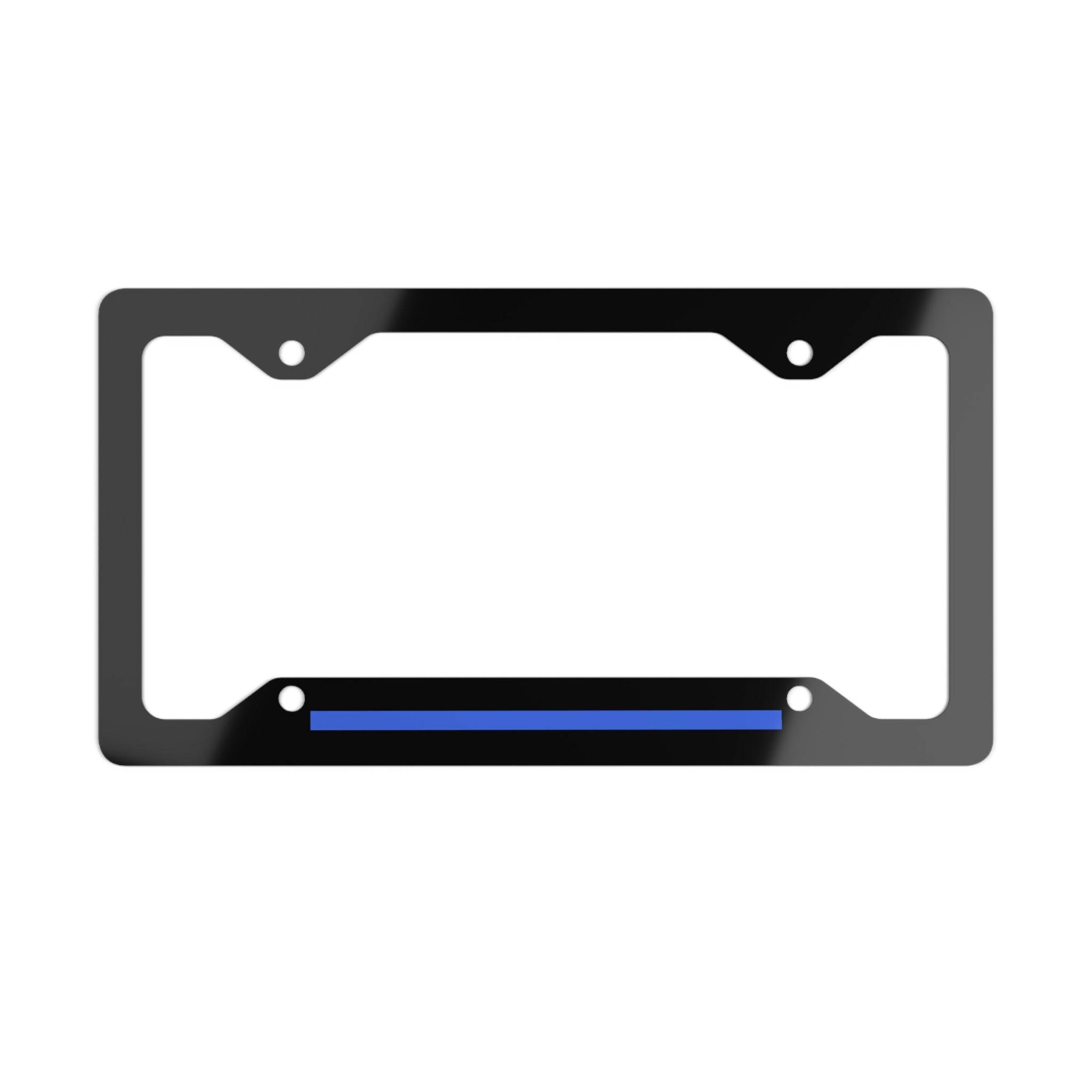 License Plate Frame Metal - Thin Blue Line