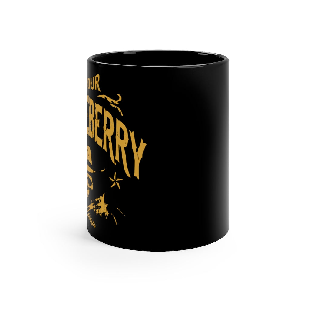 Black mug 11oz - I'm Your Huckleberry