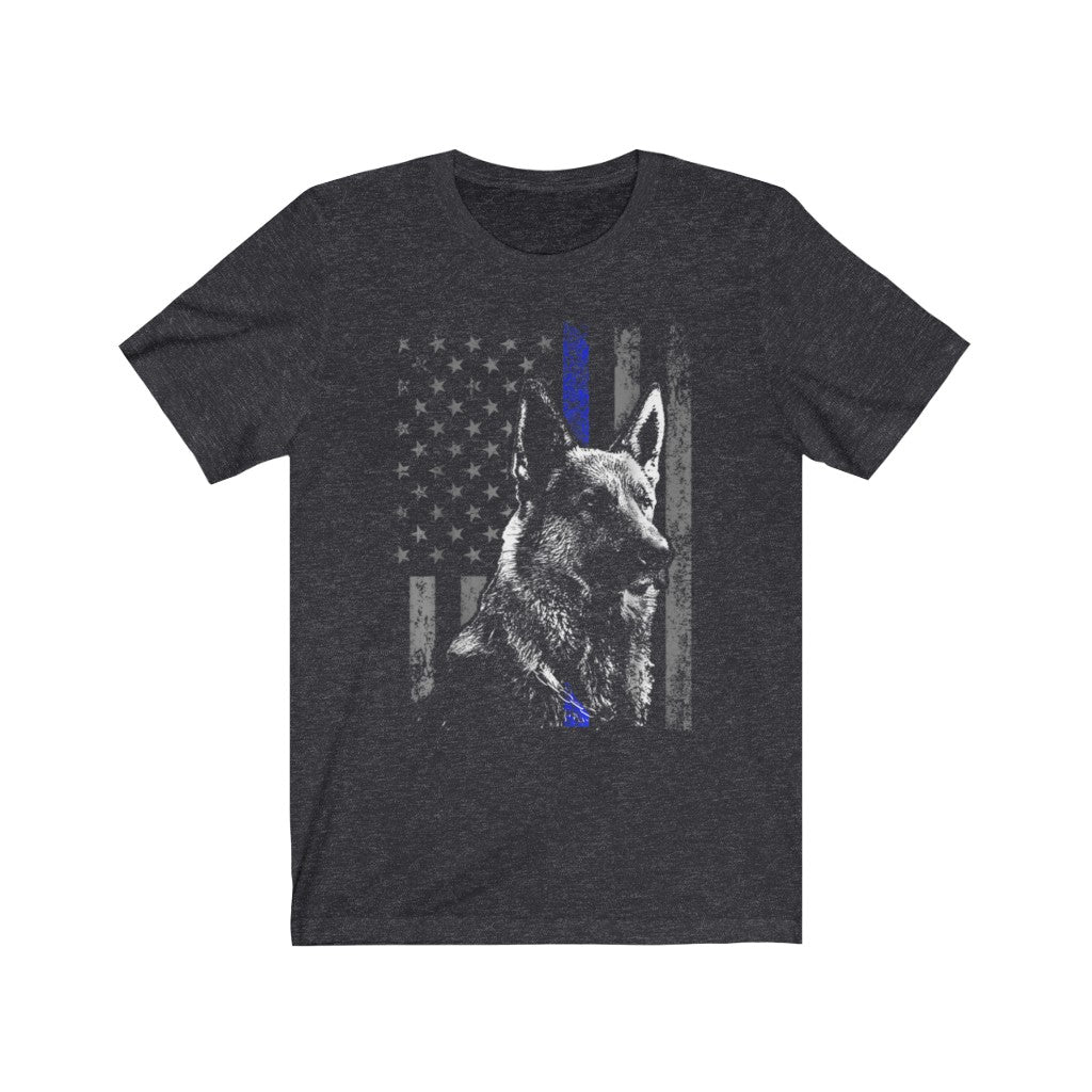 Unisex Jersey Short Sleeve Tee - K-9 Blue Line