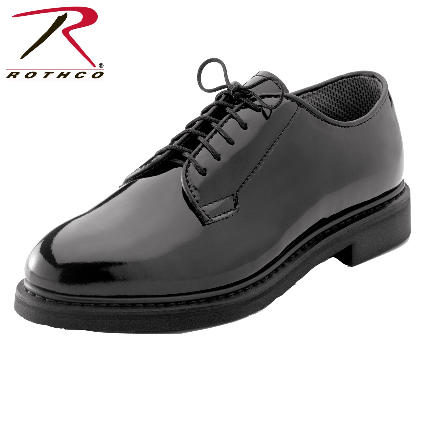 Rothco Uniform Hi-Gloss Oxford Dress Shoe - red-diamond-uniform-police-supply