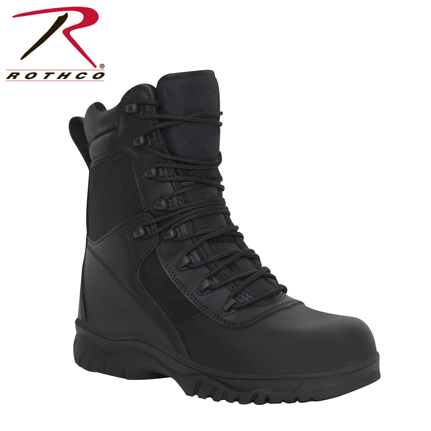 Rothco 8 Inch Forced Entry Tactical Boot With Side Zipper & Composite Toe