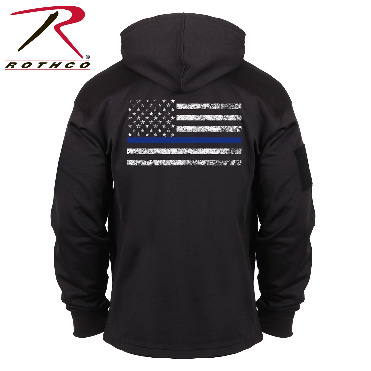 Rothco Thin Blue Line Concealed Carry Hoodie - red-diamond-uniform-police-supply