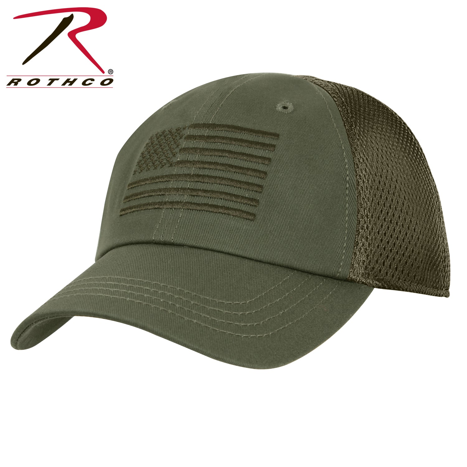 Rothco Tactical Mesh Back Cap With Embroidered US Flag