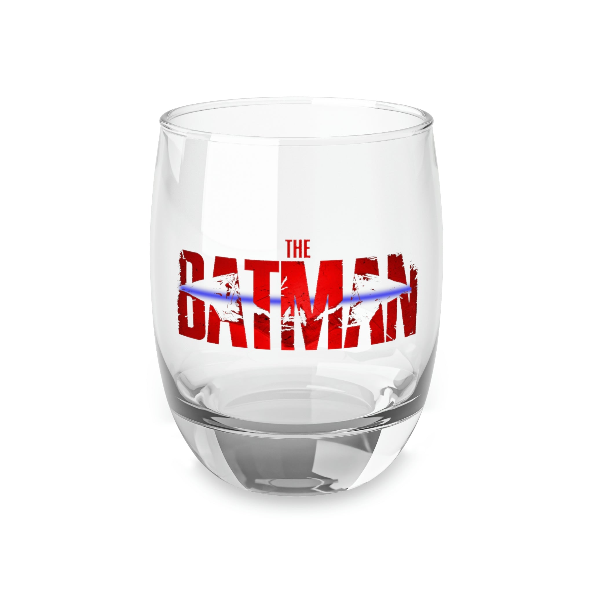 Whiskey Glass 6oz - The Batman Blue Line