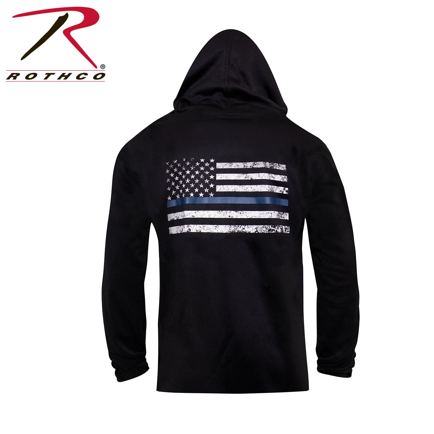 Rothco Thin Blue Line Concealed Carry Zippered Hoodie