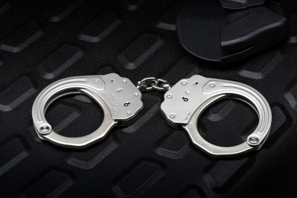 ASP Sentry Stainless Steel HandcuffsN Red Diamond Uniform & Police Supply