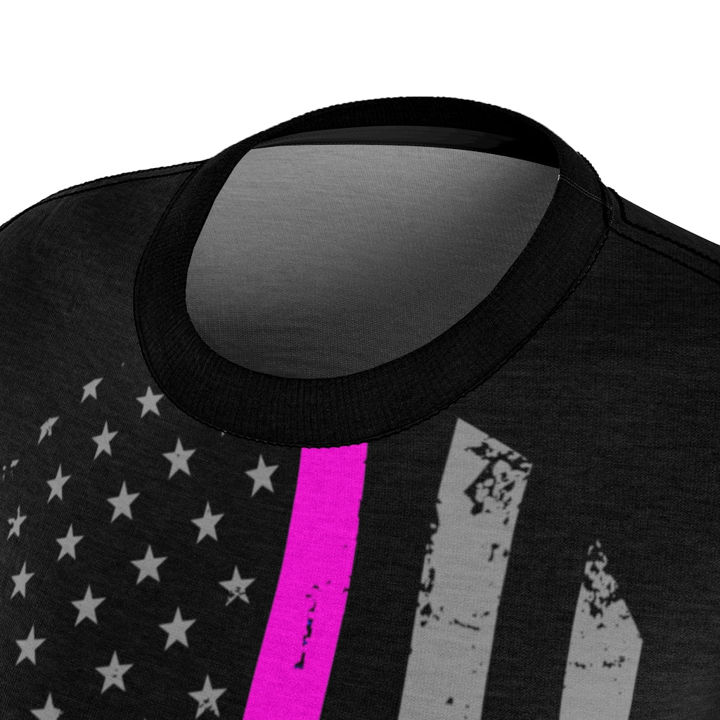 Women's AOP Cut & Sew Tee - Pink Punisher