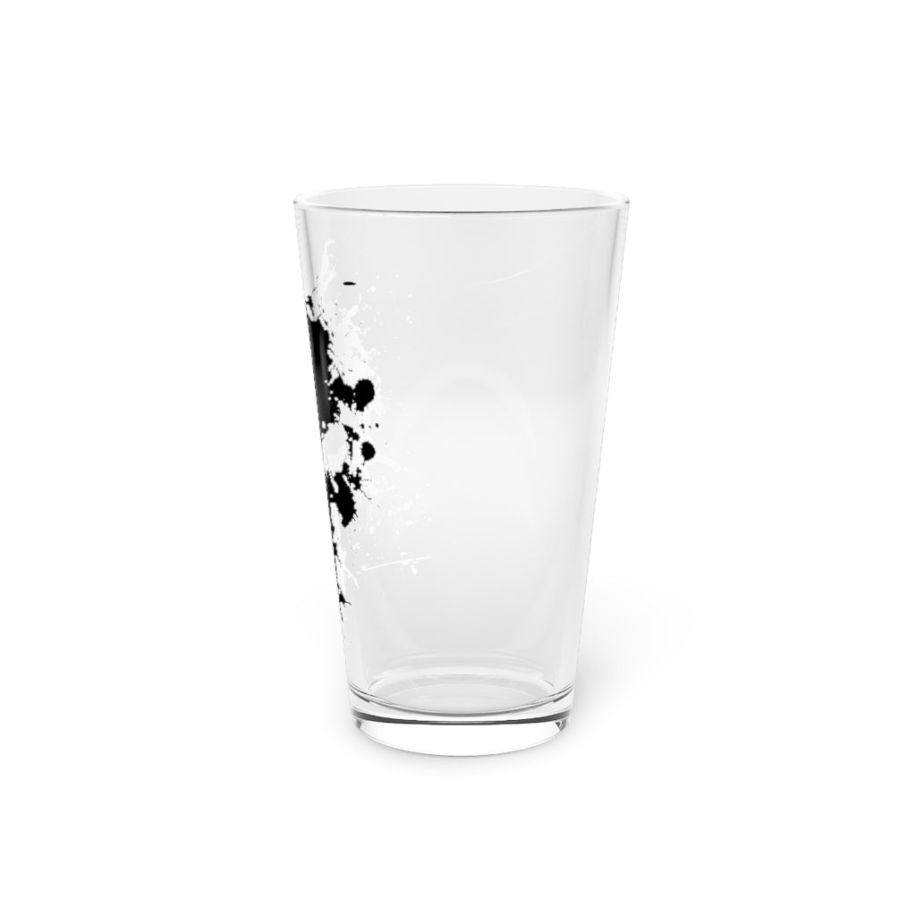 Pint Glass, 16oz - Punisher Splatter
