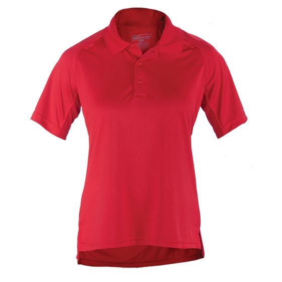 5.11 Tactical Women’s Performance Short Sleeve Polo - red-diamond-uniform-police-supply